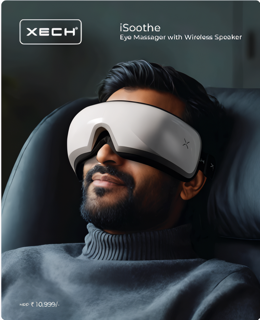 Xech Isoothe Eye Massager with wireless speaker