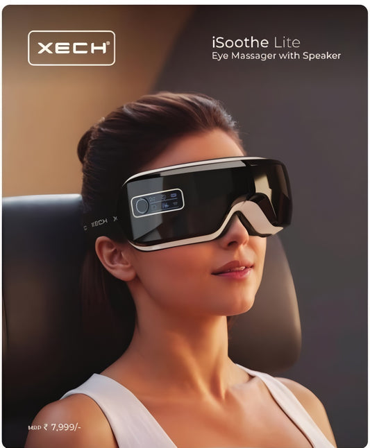 Xech iSoothe Lite Eye Massager with Wireless Speaker